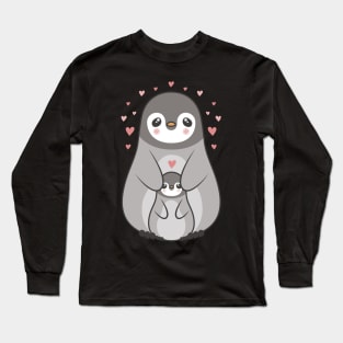 Mother penguin Long Sleeve T-Shirt